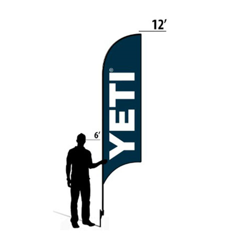 12' YETI Logo AdverSail Flag