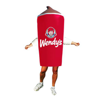 Wendy's Red Chocolate Frosty Costume (with battery & blower)