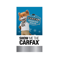 22" x 35" Carfax Show me the Carfax Super Bandit Sign (double sided vinyl banner insert)