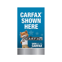 22" x 35" Carfax - Carfax Shown Here Super Bandit Sign (double sided vinyl banner insert)