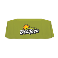 6' Del Taco Logo Green Tablecloth