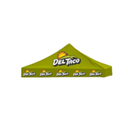 10' X 10' Del Taco Lime Green Logo Tent Topper