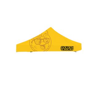 Golden Chick 10' X 10' Tent Top Yellow Logo