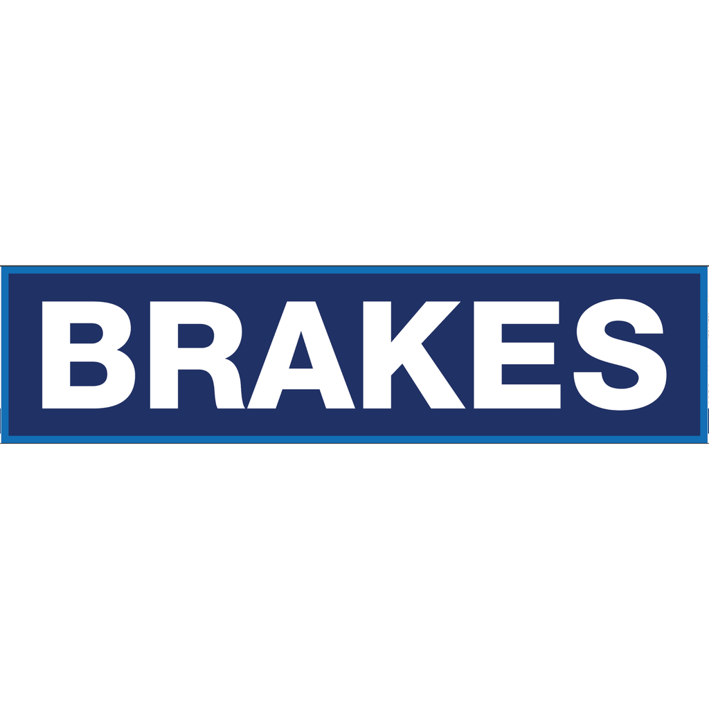 2' x 8' FullSpeed Automotive Blue Brake Mesh Bay Banner (single-sided) 