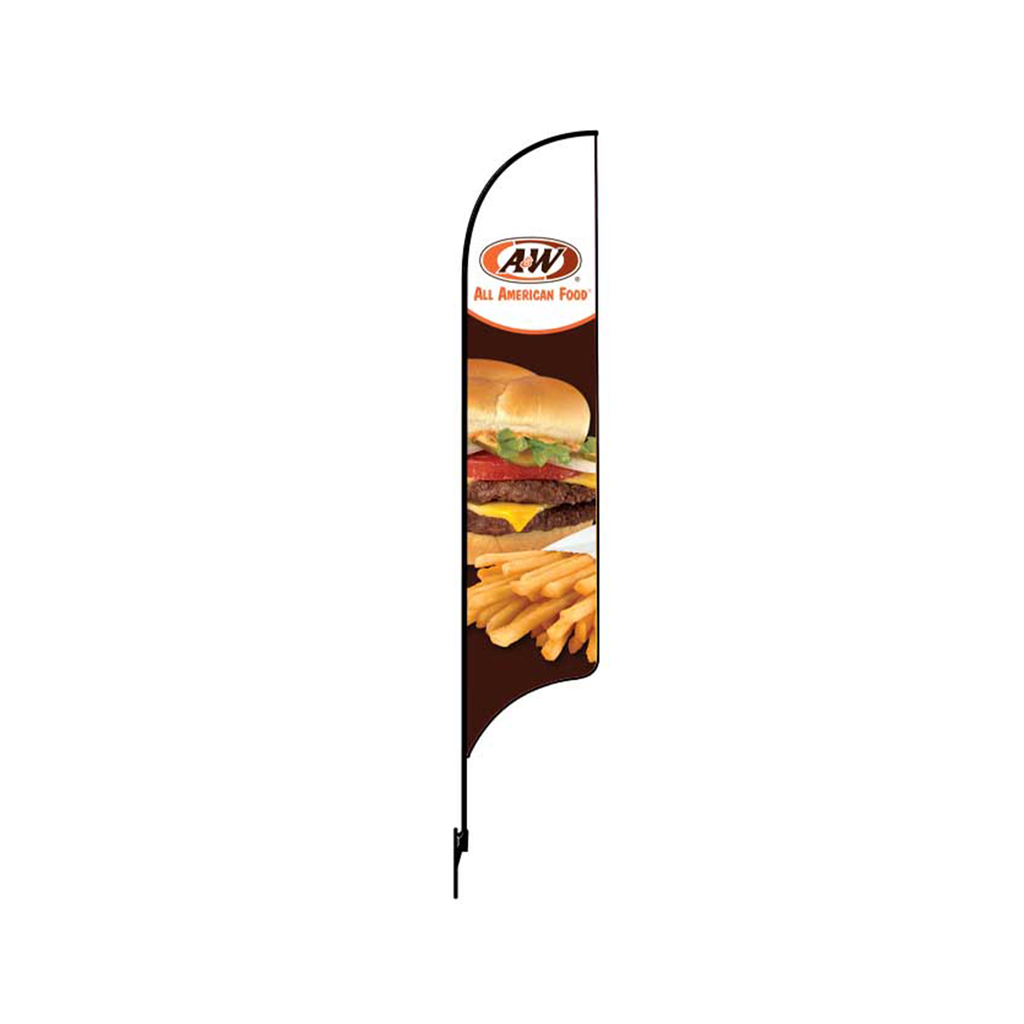 15' A&W Burgers & Fries  AdverSail Flag Kit