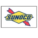 3x5 Sunoco White Logo Flag