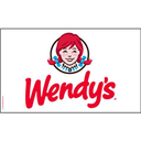 3' X 5' Wendy's White Logo Flag