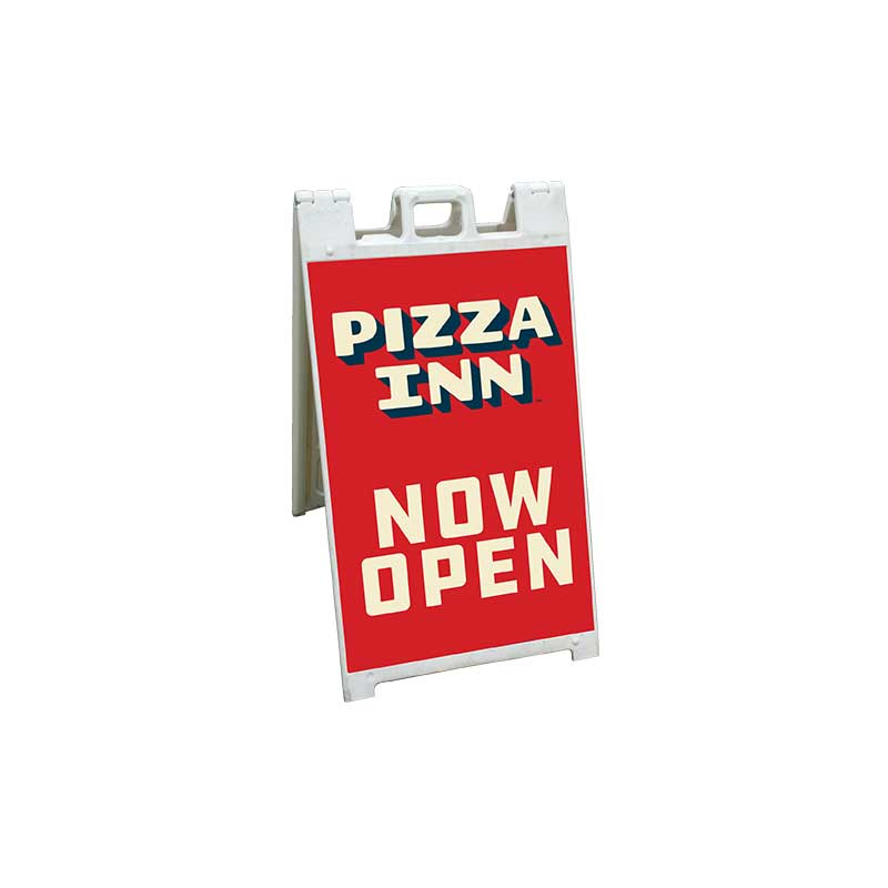 24"x36" Pizza Inn Now Open A-frame Insert