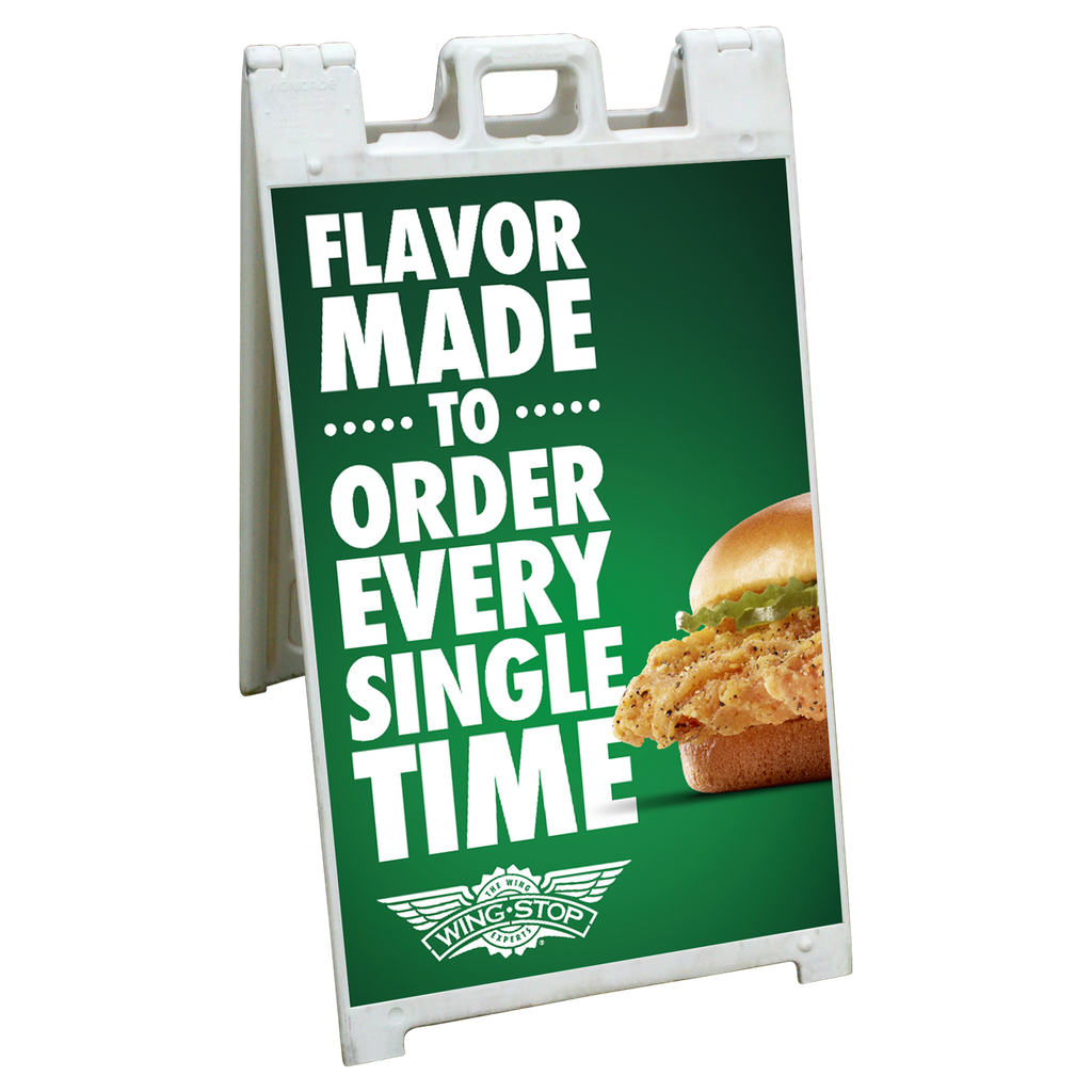 24"x36" Wingstop Flavor Made to Order (2023 art) A-frame Insert