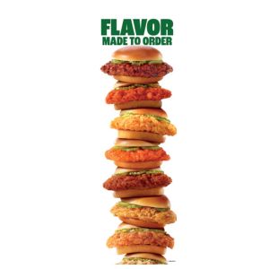 14"x46" Wingstop Flavor Made to Order Adhesive Banner