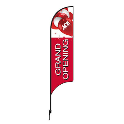 12' Ace Hardware Grand Opening AdverSail Flag