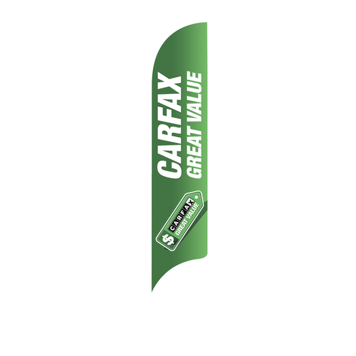 15' Carfax Green Great Value AdverSail Flag